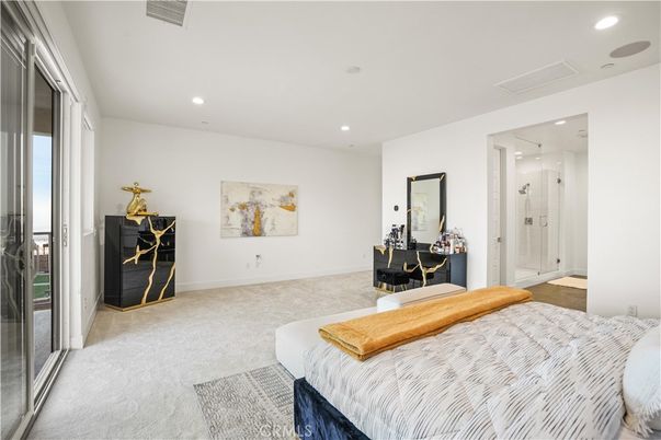 Bedroom, Interior, Recessed Lighting