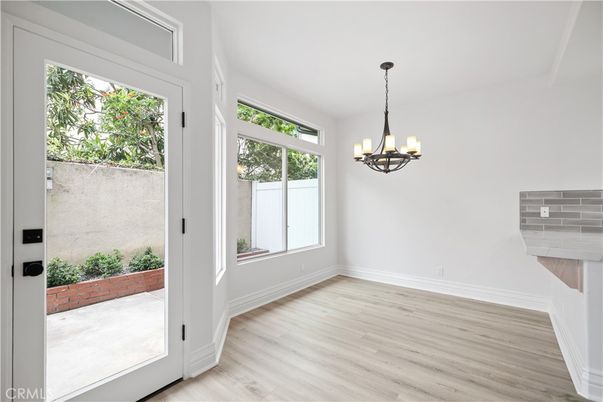 Chandelier, Empty room, Interior, Wood Texture Flooring