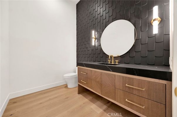 Bathroom, Dual Sink Vanities, Interior, Wood Texture Flooring