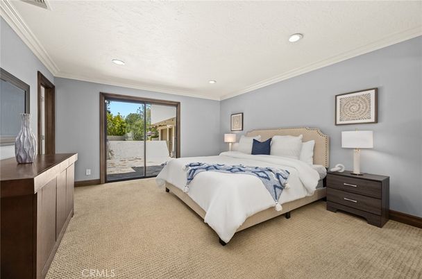 Bedroom, Interior, Recessed Lighting