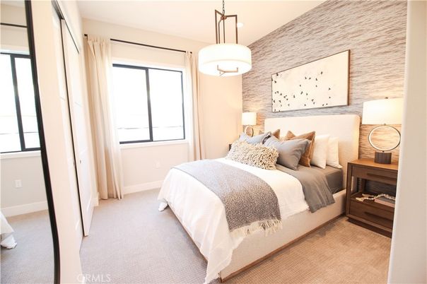 Bedroom, Interior, Pendant Lights