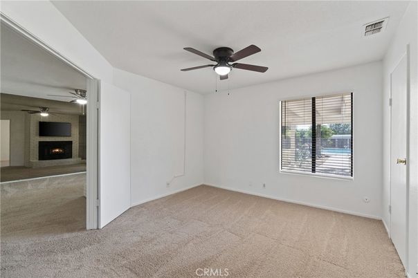 Empty room, Fireplace, Interior