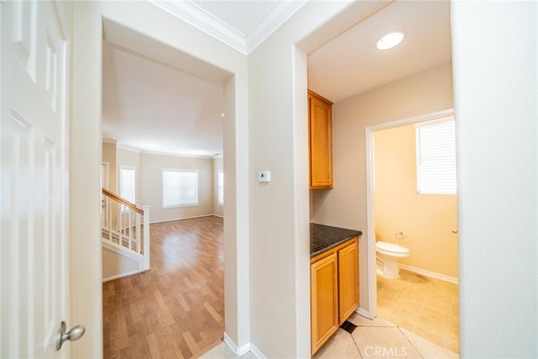 Bathroom, Interior, Recessed Lighting, Wood Texture Flooring