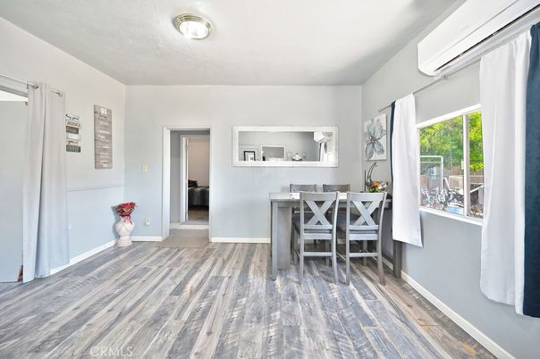 Dining room, Interior, Wood Texture Flooring