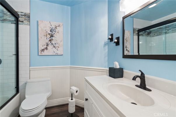 Bathroom, Interior, Wood Texture Flooring