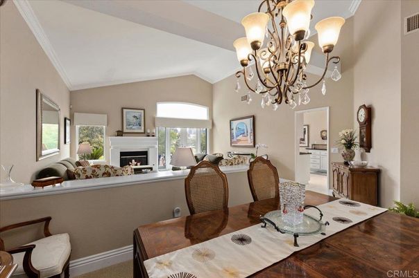 Chandelier, Dining room, Fireplace, Interior, Wood Texture Flooring