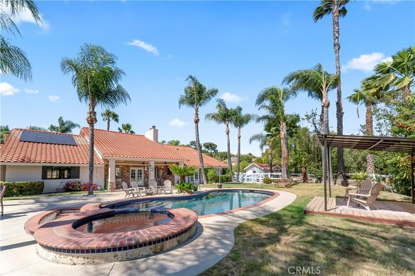 Exterior, Pool, Solar Panels