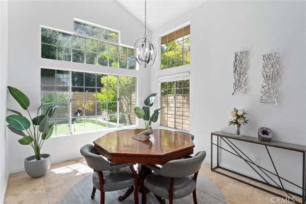 Dining room, Interior, Pendant Lights