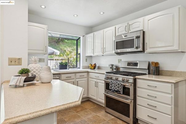 Interior, Kitchen, Recessed Lighting, Stainless Steel Appliances