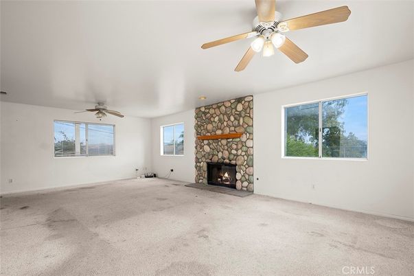 Empty room, Fireplace, Interior