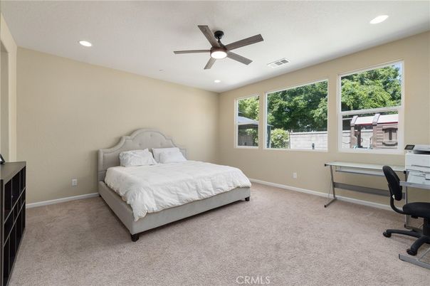 Bedroom, Home Office, Interior, Recessed Lighting