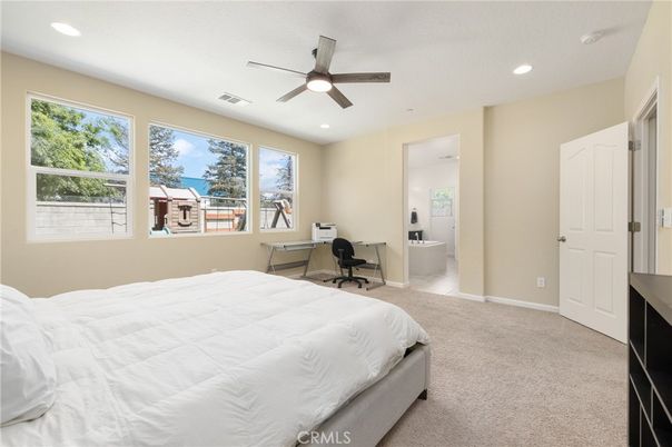 Bedroom, Home Office, Interior, Recessed Lighting