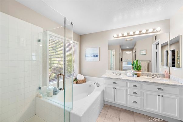Bathroom, Dual Sink Vanities, Glass Shower, Interior