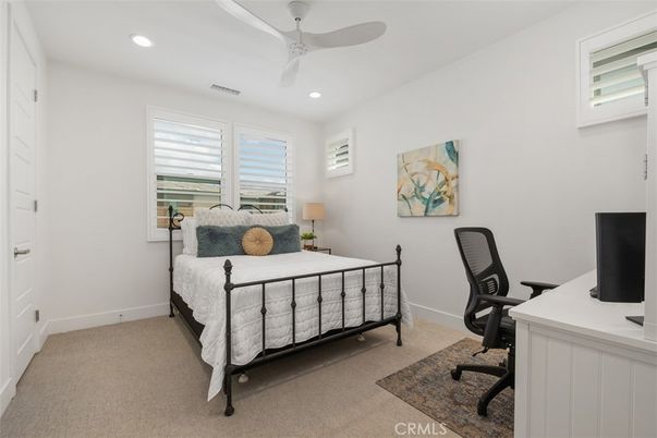Bedroom, Home Office, Interior, Recessed Lighting