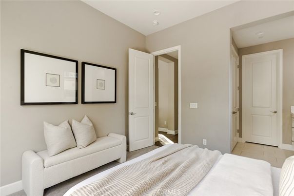 Bedroom, Interior, Recessed Lighting