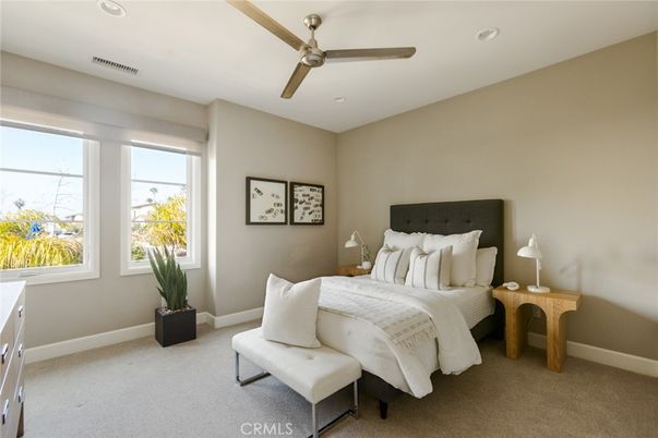 Bedroom, Interior, Recessed Lighting