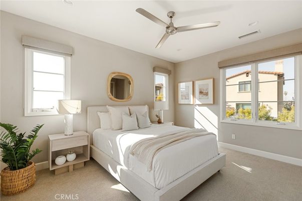 Bedroom, Interior, Recessed Lighting