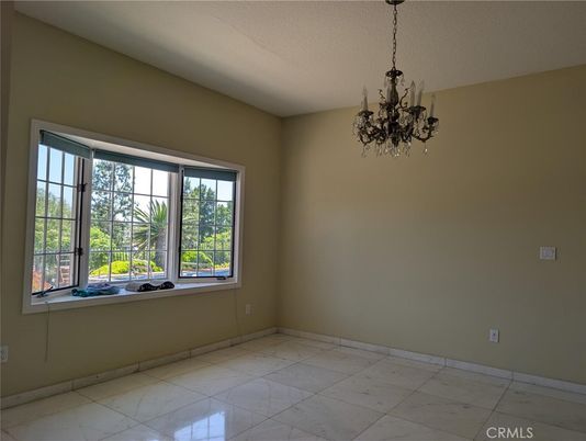 Chandelier, Empty room, Interior