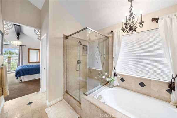 Bathroom, Bedroom, Chandelier, Glass Shower, Interior