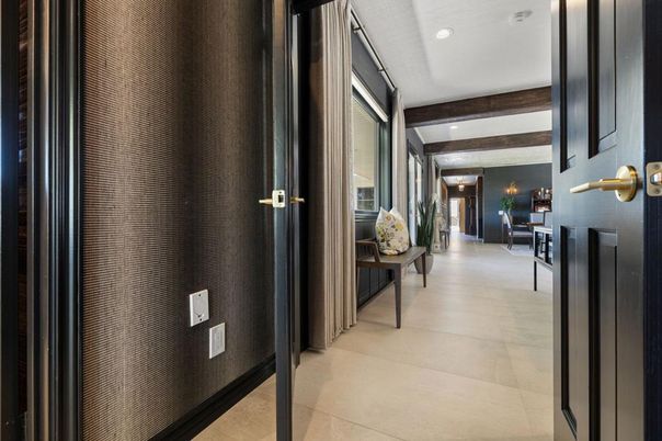 Interior, Recessed Lighting, Wooden Beams