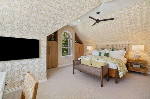 Bedroom, Interior, Recessed Lighting