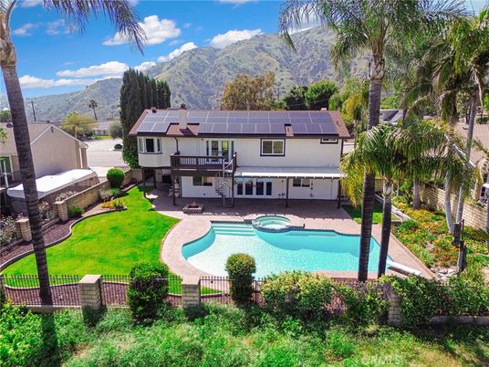Exterior, Pool, Solar Panels