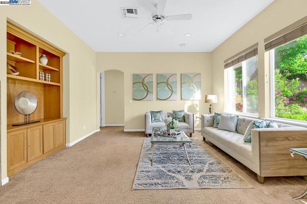 Interior, Living room, Recessed Lighting