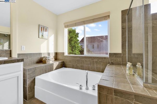 Bathroom, Glass Shower, Interior, Tile Countertops