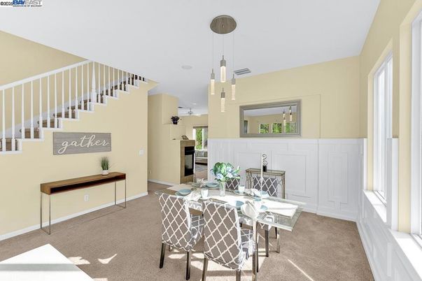 Dining room, Interior, Pendant Lights