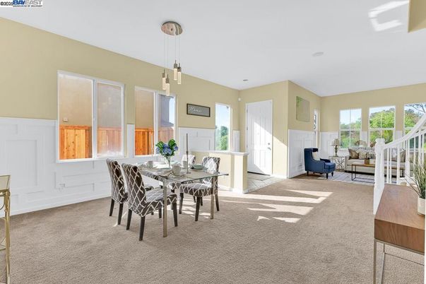 Dining room, Interior, Pendant Lights