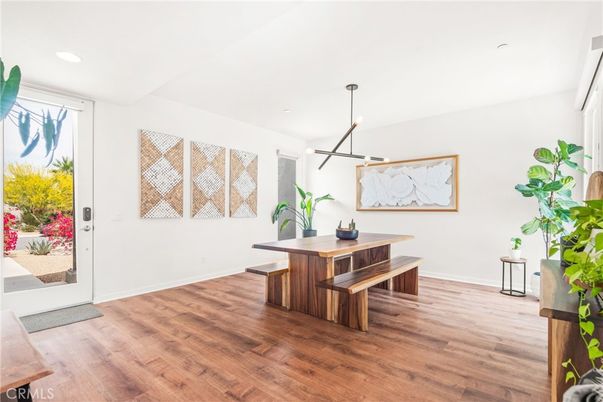 Home Office, Interior, Pendant Lights, Recessed Lighting, Wood Texture Flooring