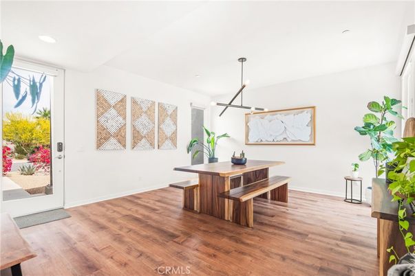 Home Office, Interior, Pendant Lights, Recessed Lighting, Wood Texture Flooring