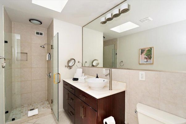 Bathroom, Glass Shower, Interior