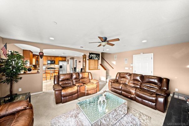 Interior, Kitchen, Living room, Recessed Lighting, Stainless Steel Appliances