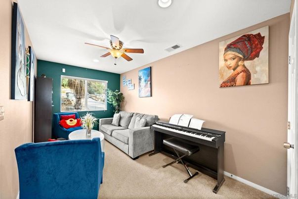 Interior, Living room, Piano, Recessed Lighting
