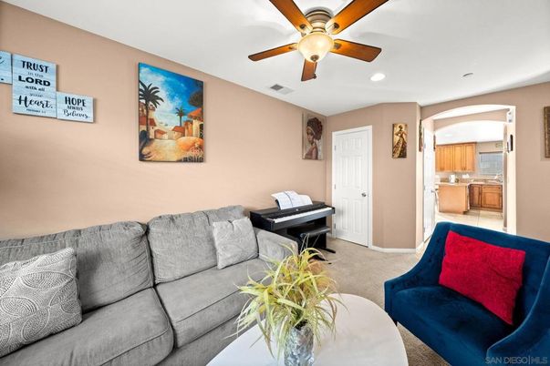 Interior, Kitchen, Living room, Piano, Recessed Lighting