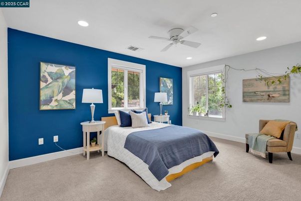 Bedroom, Interior, Recessed Lighting