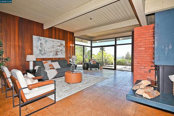Fireplace, Interior, Living room, Stone Walls, Wooden Walls