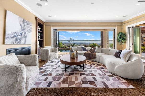 Interior, Living room, Recessed Lighting