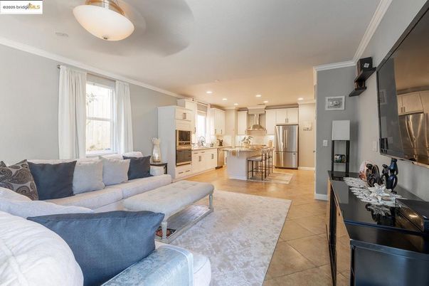 Interior, Kitchen, Living room, Recessed Lighting, Stainless Steel Appliances