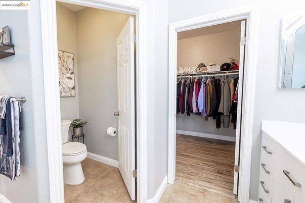 Bathroom, Interior, Walk-in Closets, Wood Texture Flooring