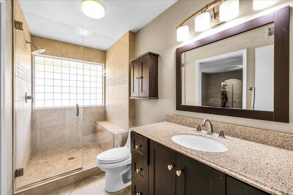 Bathroom, Glass Shower, Interior