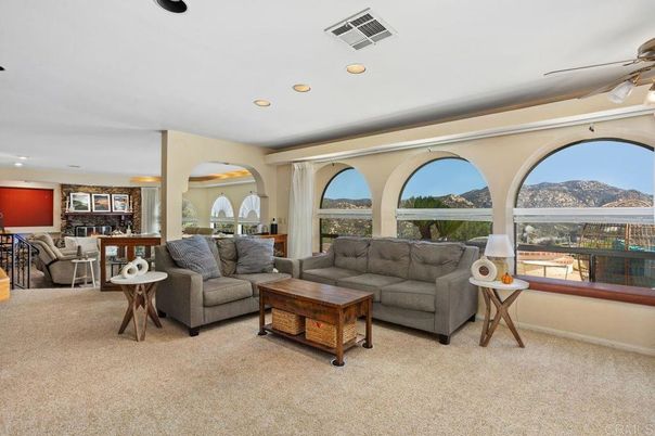 Interior, Living room, Recessed Lighting