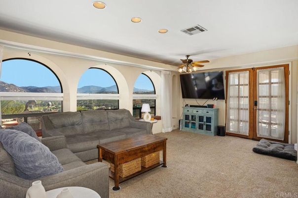 Interior, Living room, Recessed Lighting