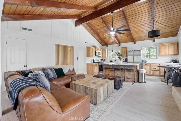 Interior, Kitchen, Living room, Wooden Beams, Wooden Ceilings, Wood Texture Flooring