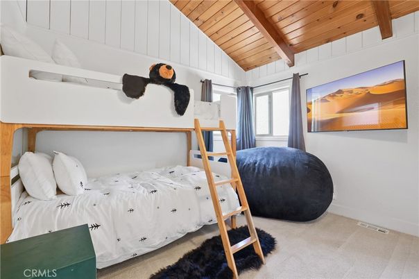 Bedroom, Interior, Wooden Beams, Wooden Ceilings