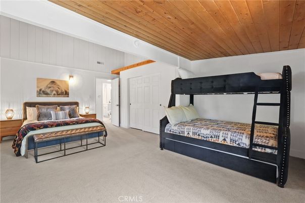 Bedroom, Interior, Wooden Ceilings