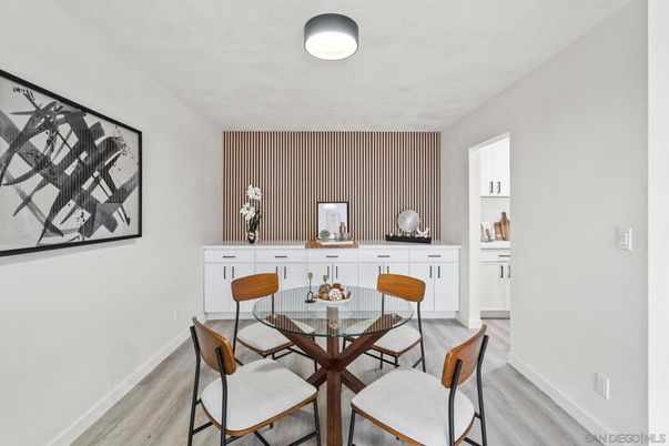 Dining room, Interior, Wood Texture Flooring