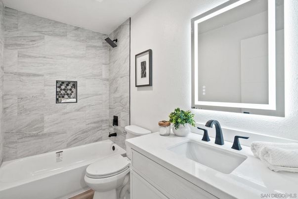 Bathroom, Interior, Marble Walls