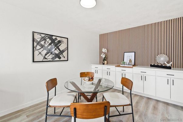 Dining room, Interior, Wood Texture Flooring